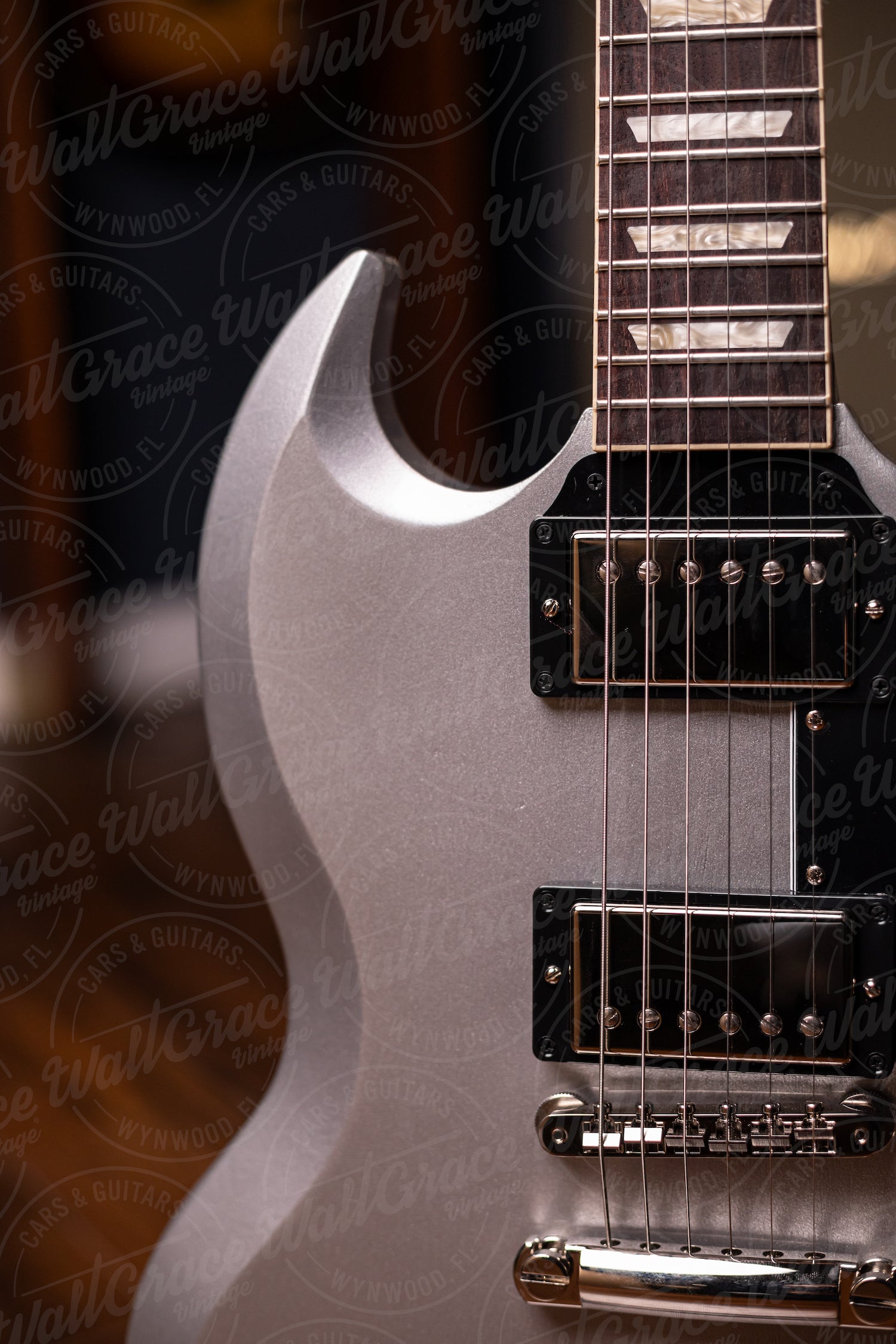 Gibson SG Standard ‘61 Stop Bar Electric Guitar - Silver Mist