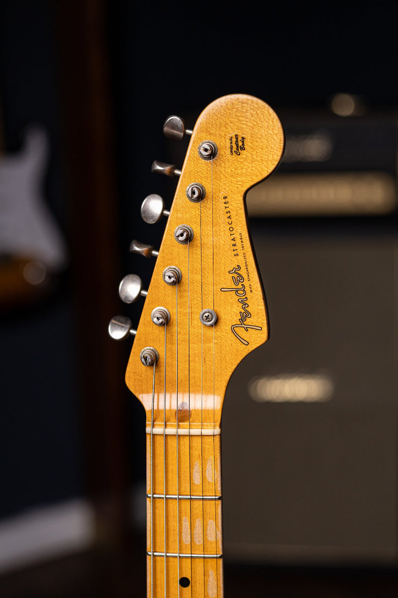 2009 Fender Custom Shop Wildwood 10 1955 Stratocaster Journeyman Electric Guitar - Sonic Blue