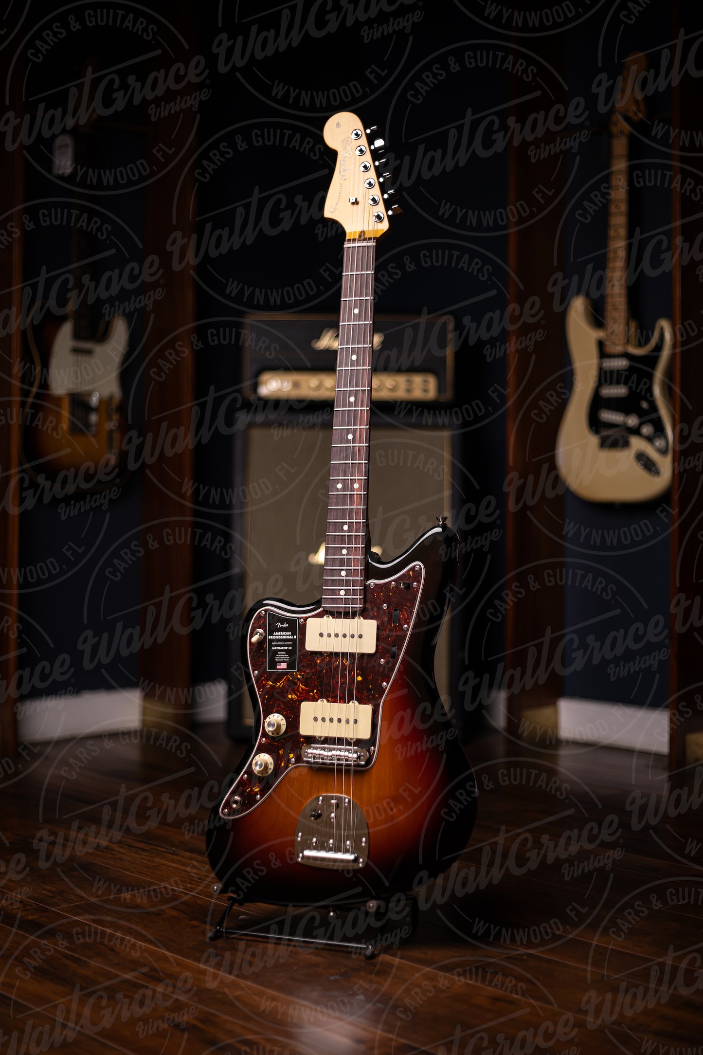 Fender American Professional II Jazzmaster Left Handed Electric Guitar - 3- Color Sunburst