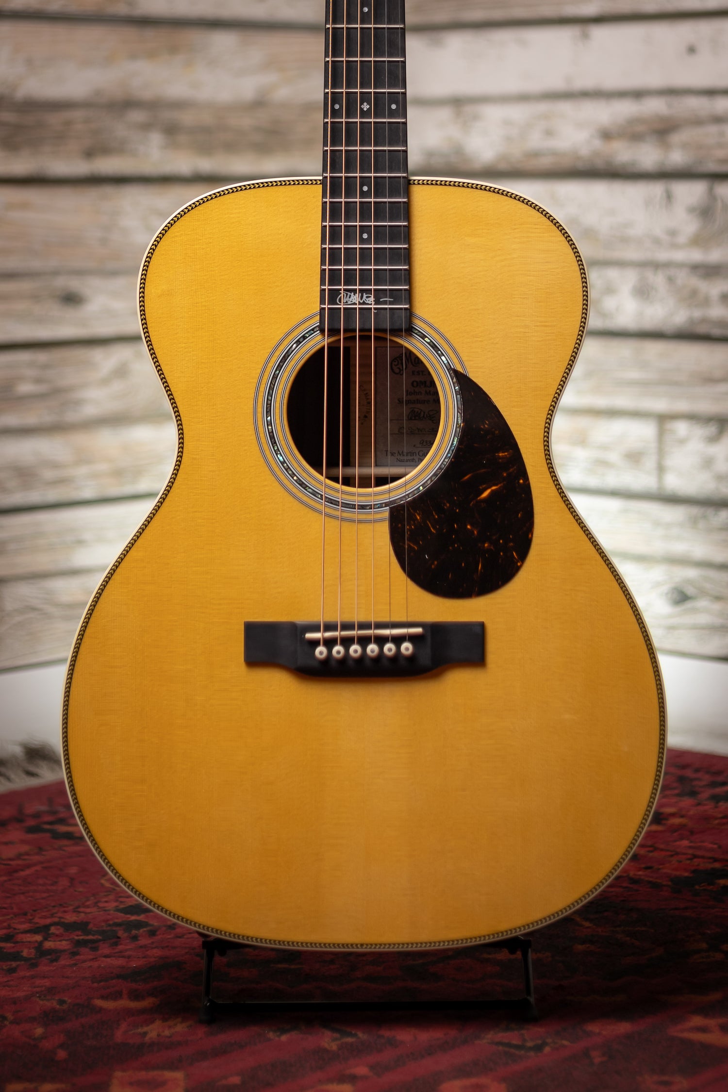 Martin OMJM John Mayer Acoustic-Electric Guitar - Natural