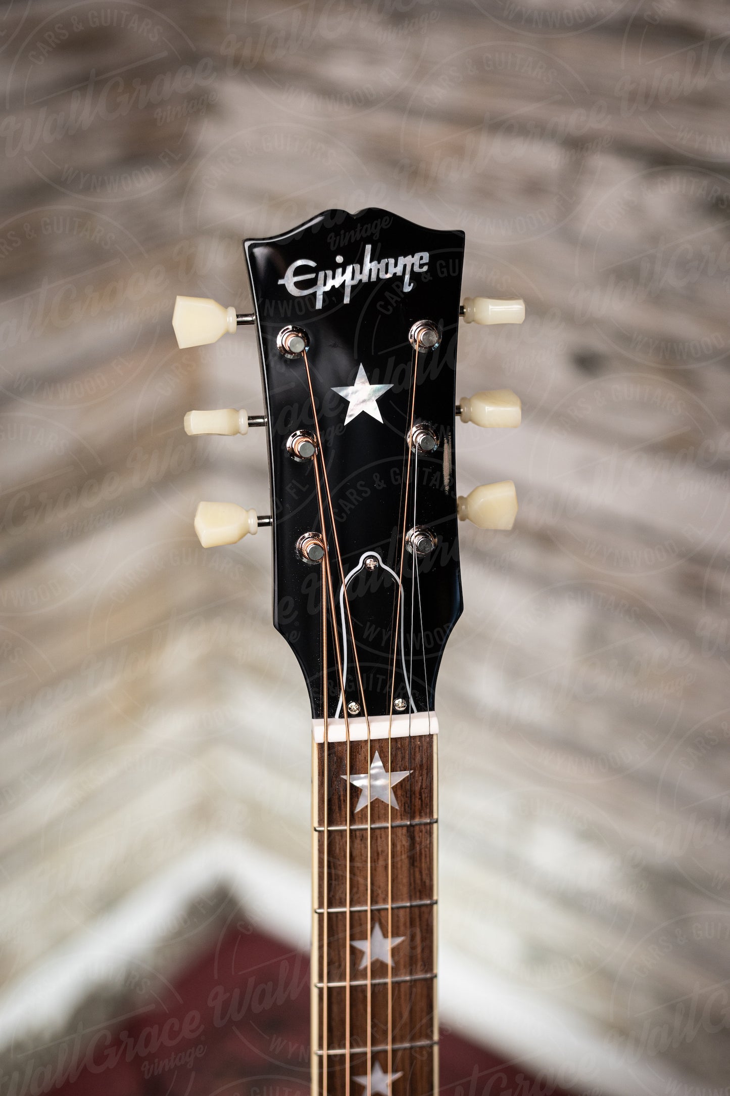 Epiphone J-180 LS Acoustic-Electric Guitar - Ebony