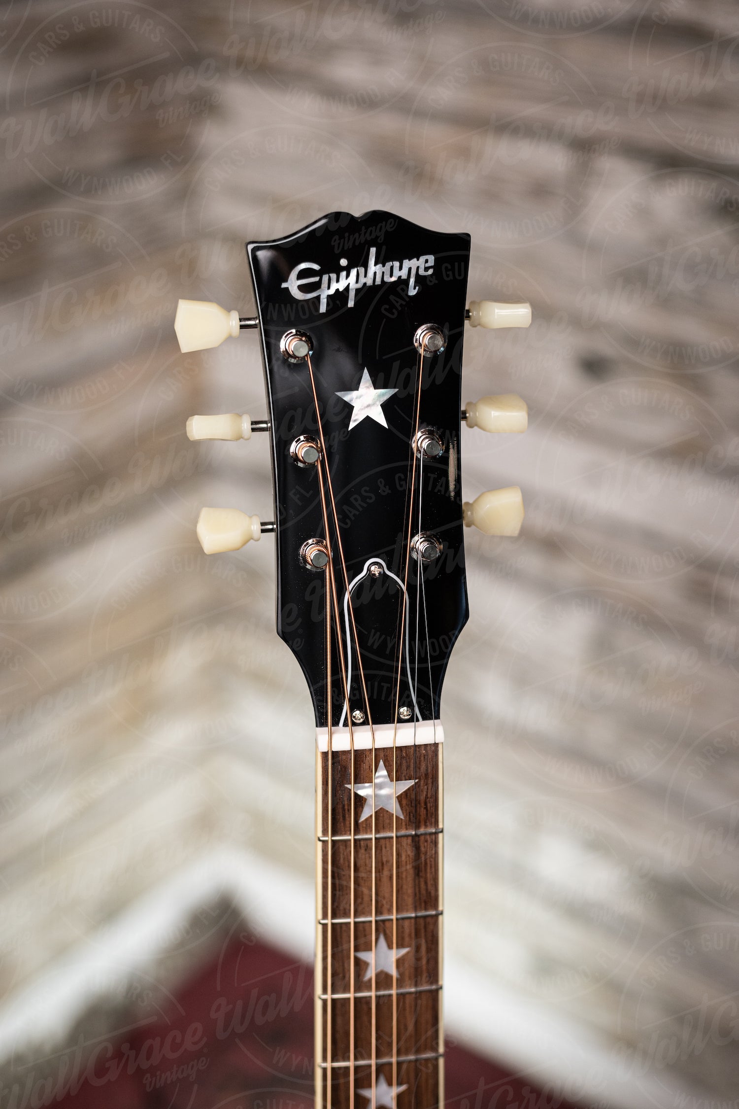 Epiphone J-180 LS Acoustic-Electric Guitar - Ebony