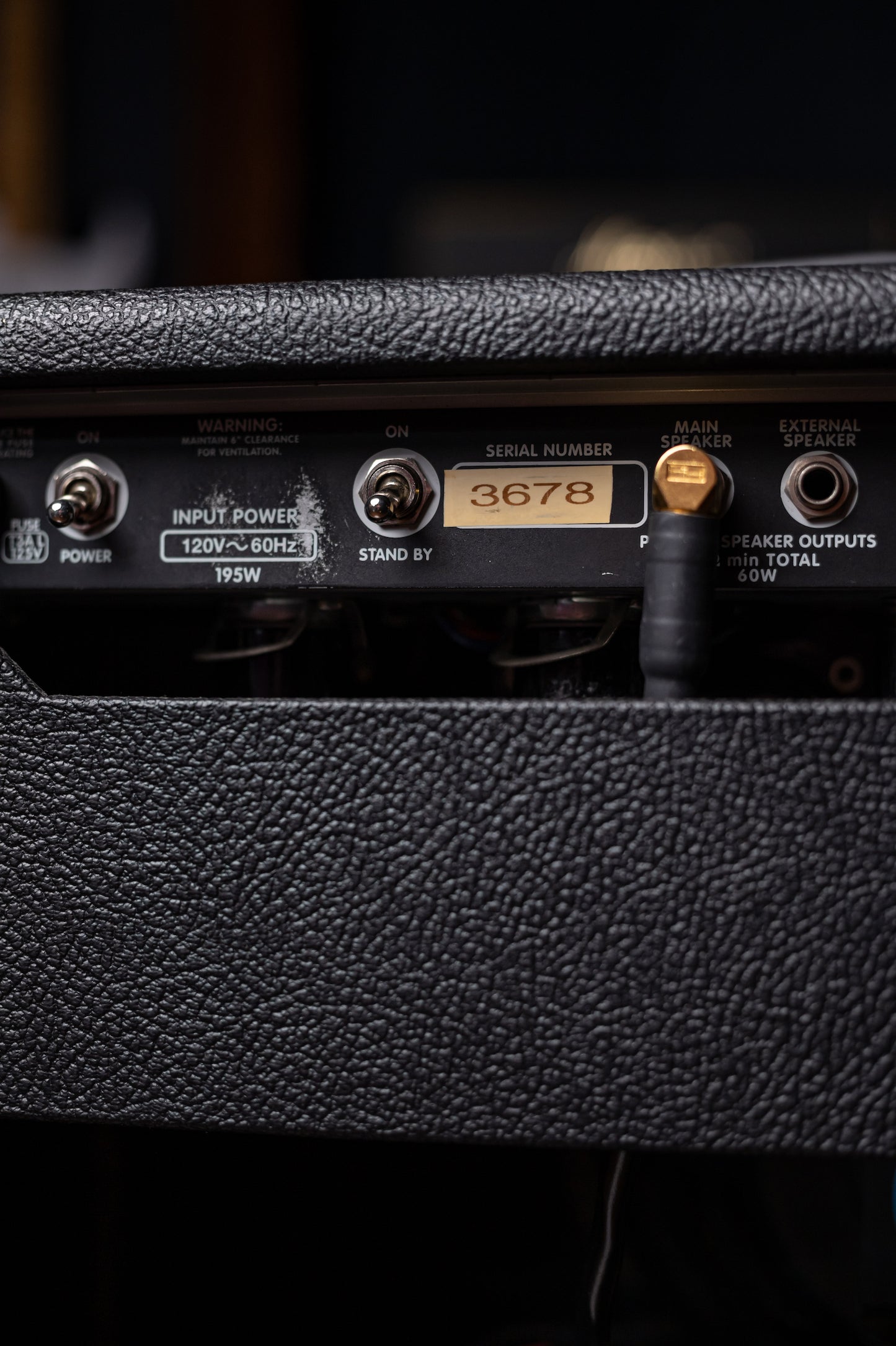 1990's Fender Vibro-King Custom Combo Amp - Black Tolex