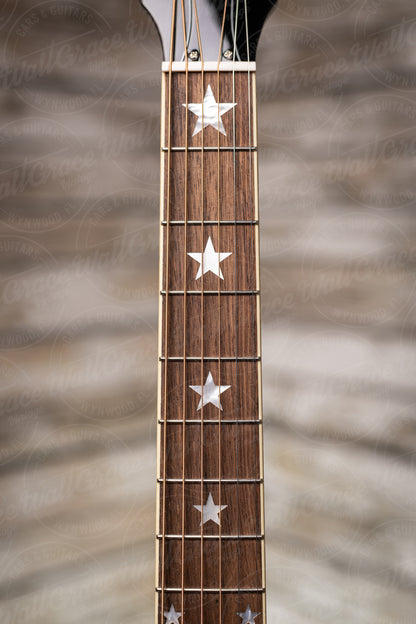 Epiphone J-180 LS Acoustic-Electric Guitar - Ebony