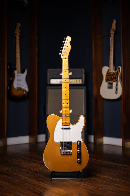 2016 Fender Custom Shop Wildwood 1955 Telecaster Relic Electric Guitar - Candy Tangerine