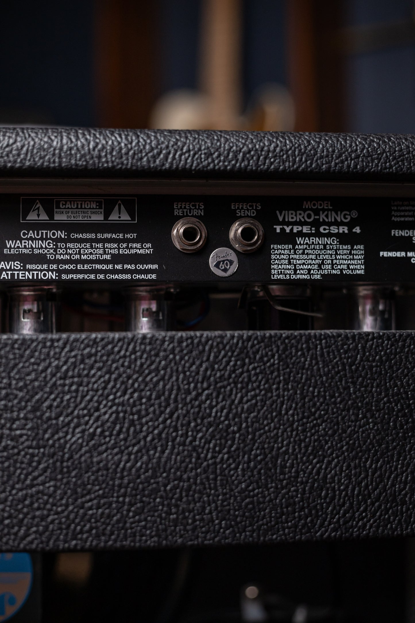 1990's Fender Vibro-King Custom Combo Amp - Black Tolex