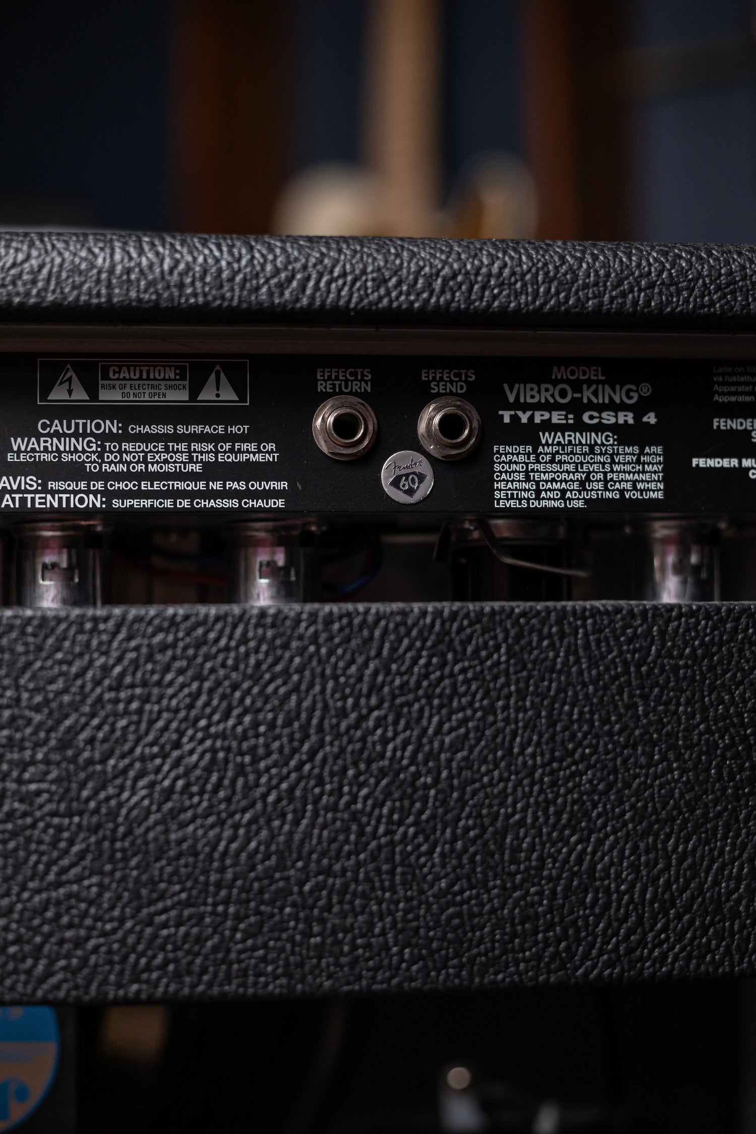 1990's Fender Vibro-King Custom Combo Amp - Black Tolex