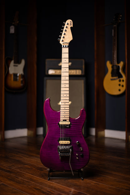 FuTone FU Pro Electric Guitar - Trans Purple