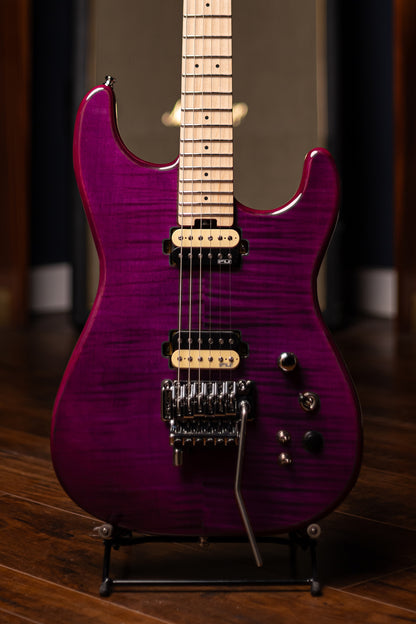 FuTone FU Pro Electric Guitar - Trans Purple