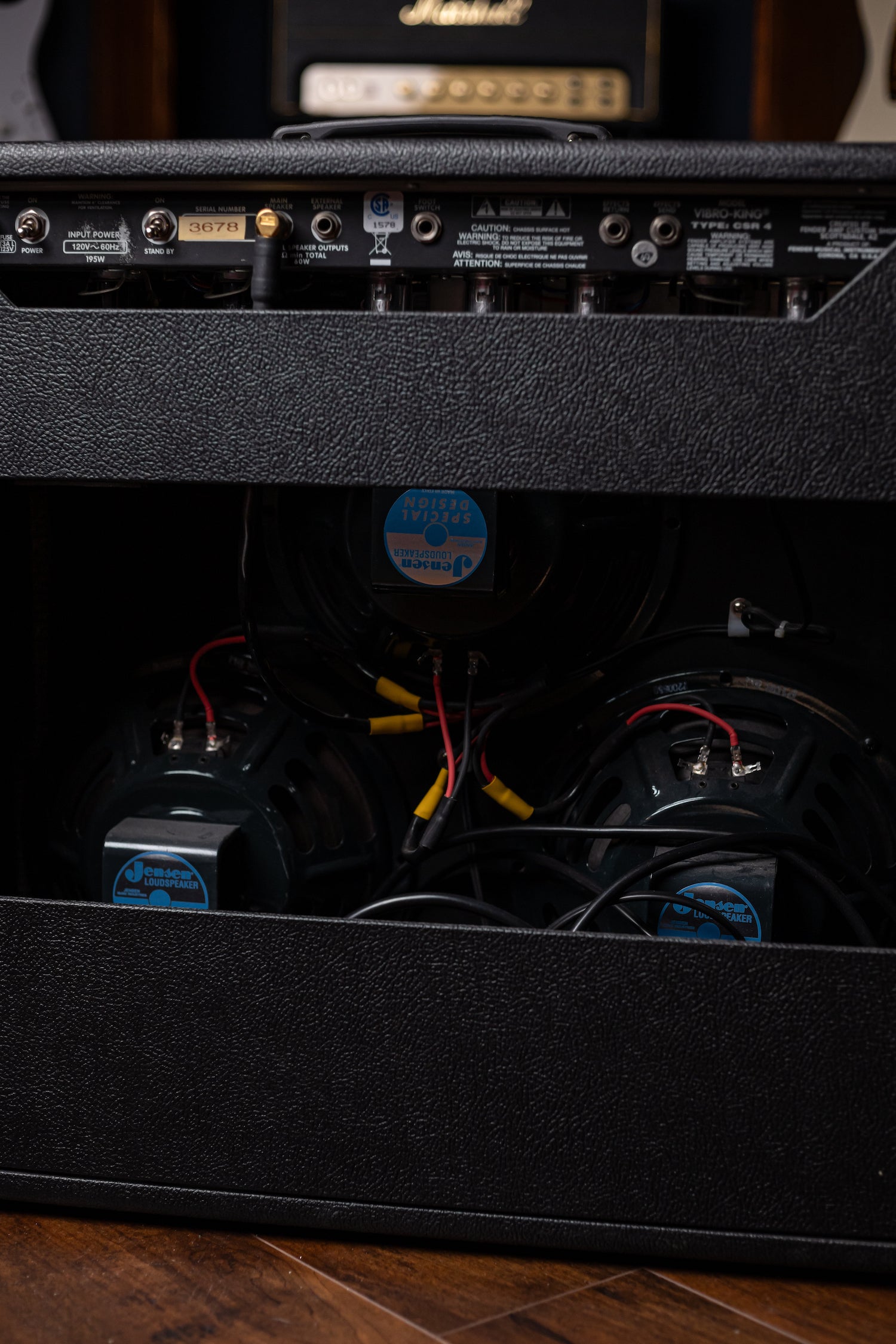1990's Fender Vibro-King Custom Combo Amp - Black Tolex