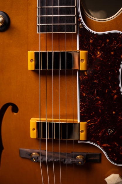 Epiphone 150th Anniversary Zephyr DeLuxe Regent Hollowbody Electric Guitar - Aged Antique Natural