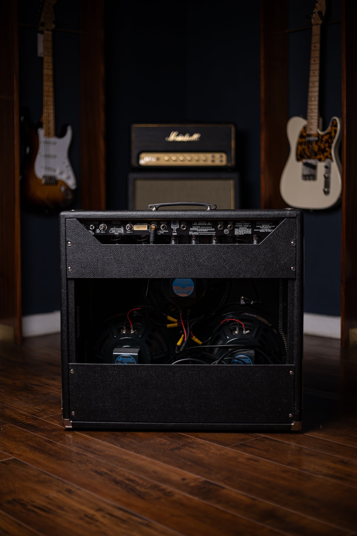 1990's Fender Vibro-King Custom Combo Amp - Black Tolex