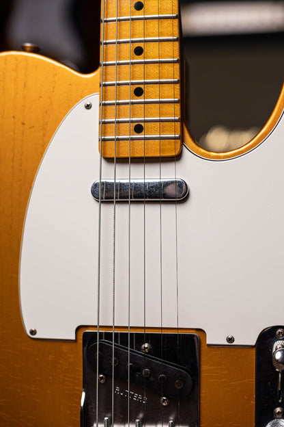 2016 Fender Custom Shop Wildwood 1955 Telecaster Relic Electric Guitar - Candy Tangerine