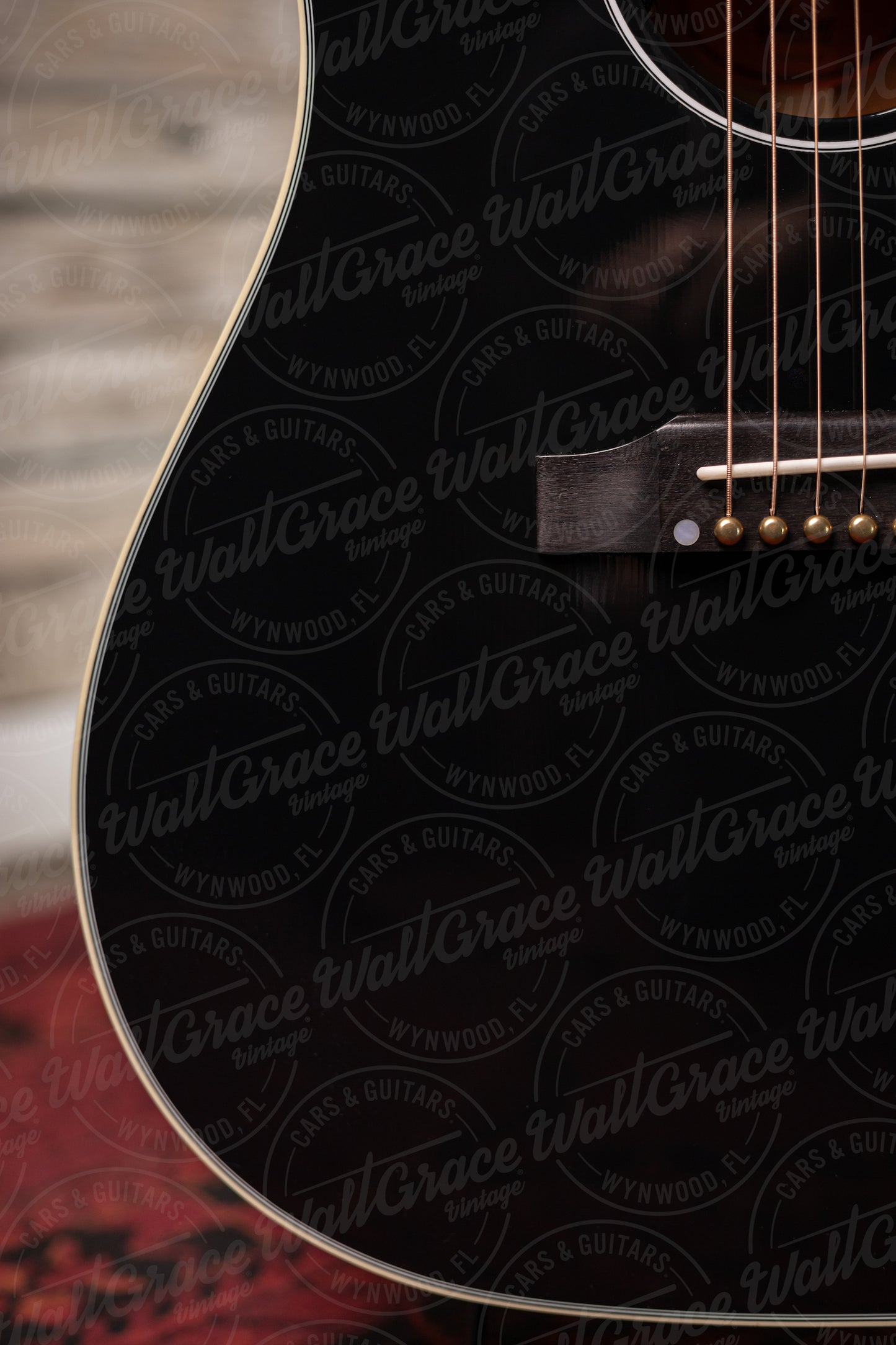 Gibson Custom Shop J-45 Custom Acoustic Guitar - Ebony