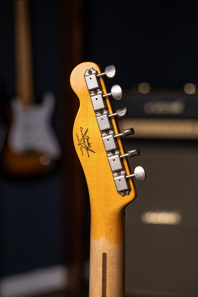 2016 Fender Custom Shop Wildwood 1955 Telecaster Relic Electric Guitar - Candy Tangerine