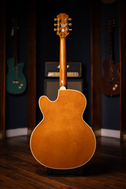 Epiphone 150th Anniversary Zephyr DeLuxe Regent Hollowbody Electric Guitar - Aged Antique Natural