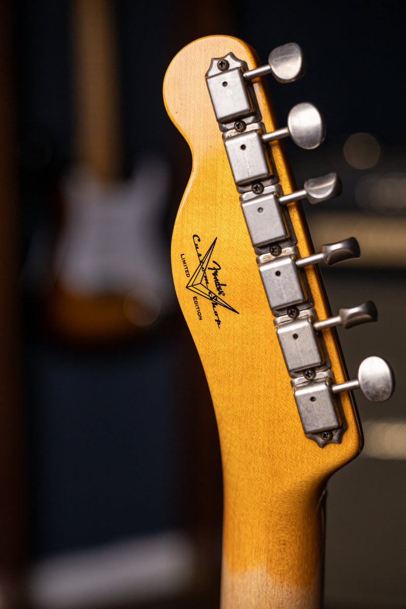 2016 Fender Custom Shop Wildwood 1955 Telecaster Relic Electric Guitar - Candy Tangerine