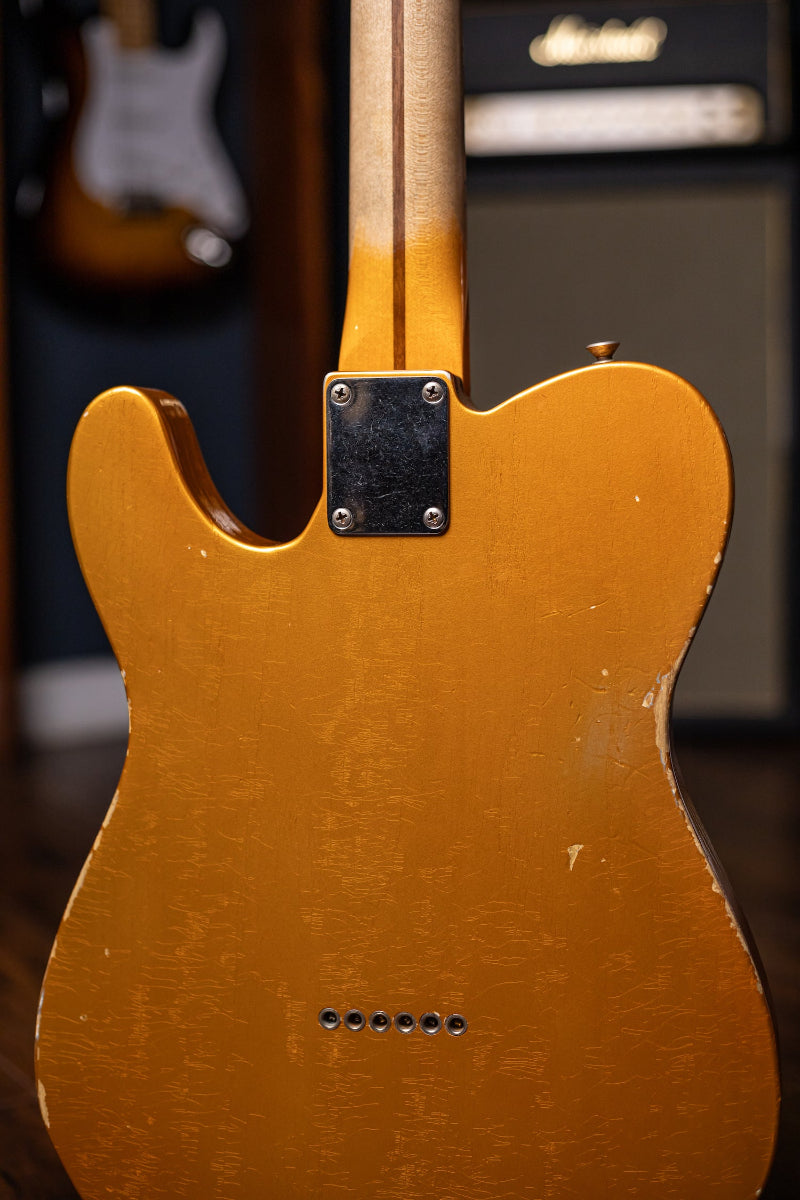 2016 Fender Custom Shop Wildwood 1955 Telecaster Relic Electric Guitar - Candy Tangerine