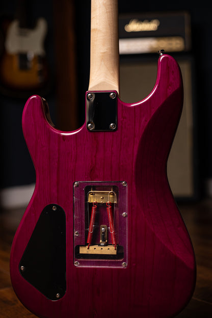 FuTone FU Pro Electric Guitar - Trans Purple