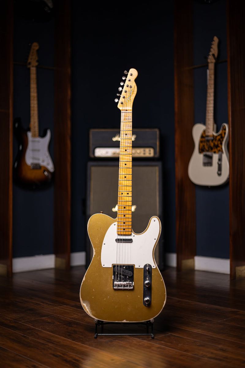 2020 Fender Custom Shop Double Esquire Custom LTD Electric Guitar - Aztec Gold