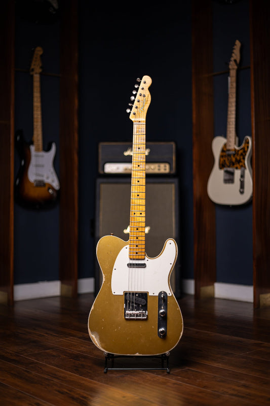 2020 Fender Custom Shop Double Esquire Custom LTD Electric Guitar - Aztec Gold