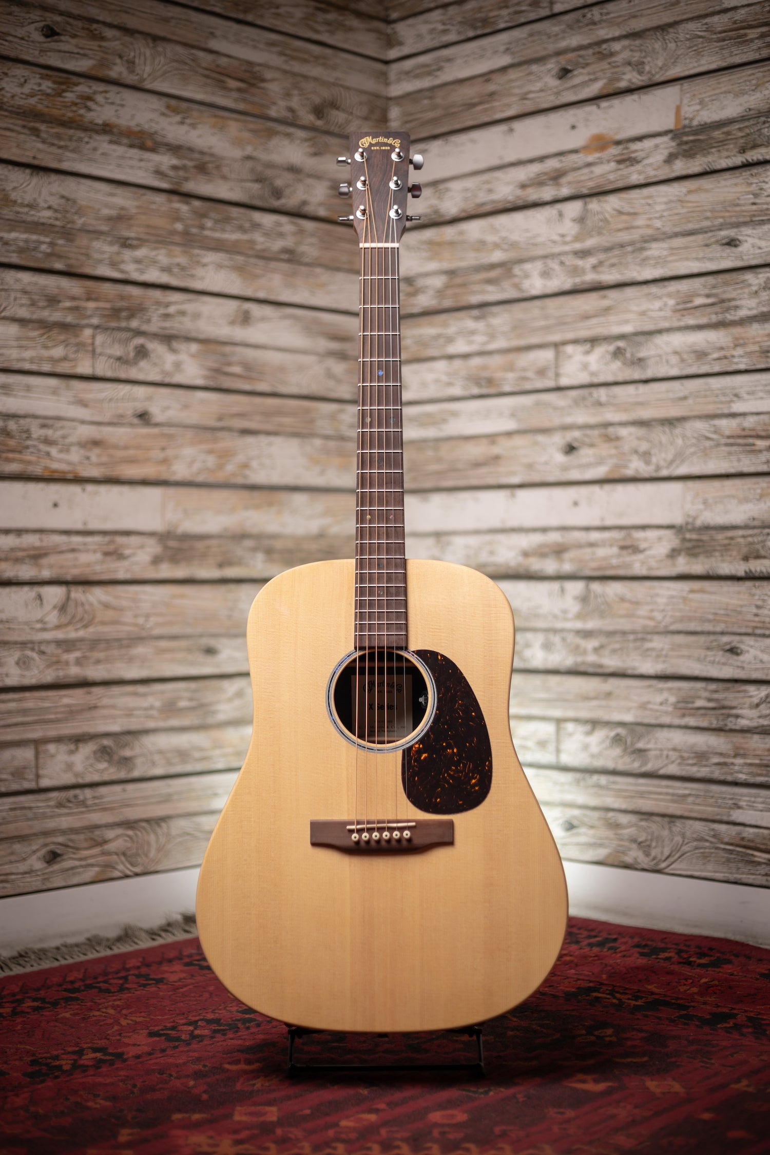 Martin D-X2E Dreadnought Acoustic/Electric Guitar - Brazilian Rosewood HPL