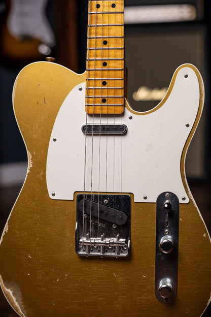 2020 Fender Custom Shop Double Esquire Custom LTD Electric Guitar - Aztec Gold
