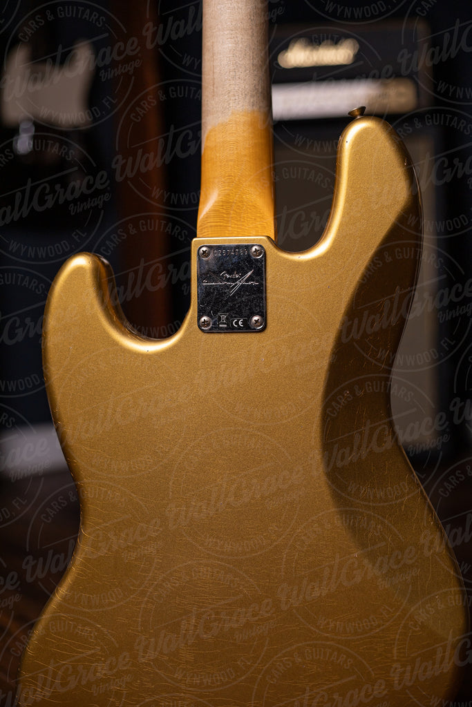 Fender Custom Shop 1963 Jazz Bass Journeyman Relic Bass - Aged Aztec Gold