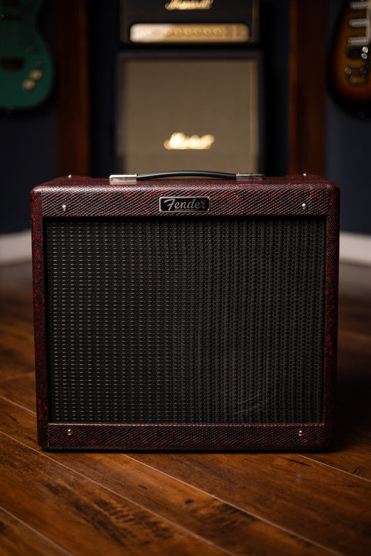 Fender Blues Junior IV Red Snakeskin Texas heat 120V