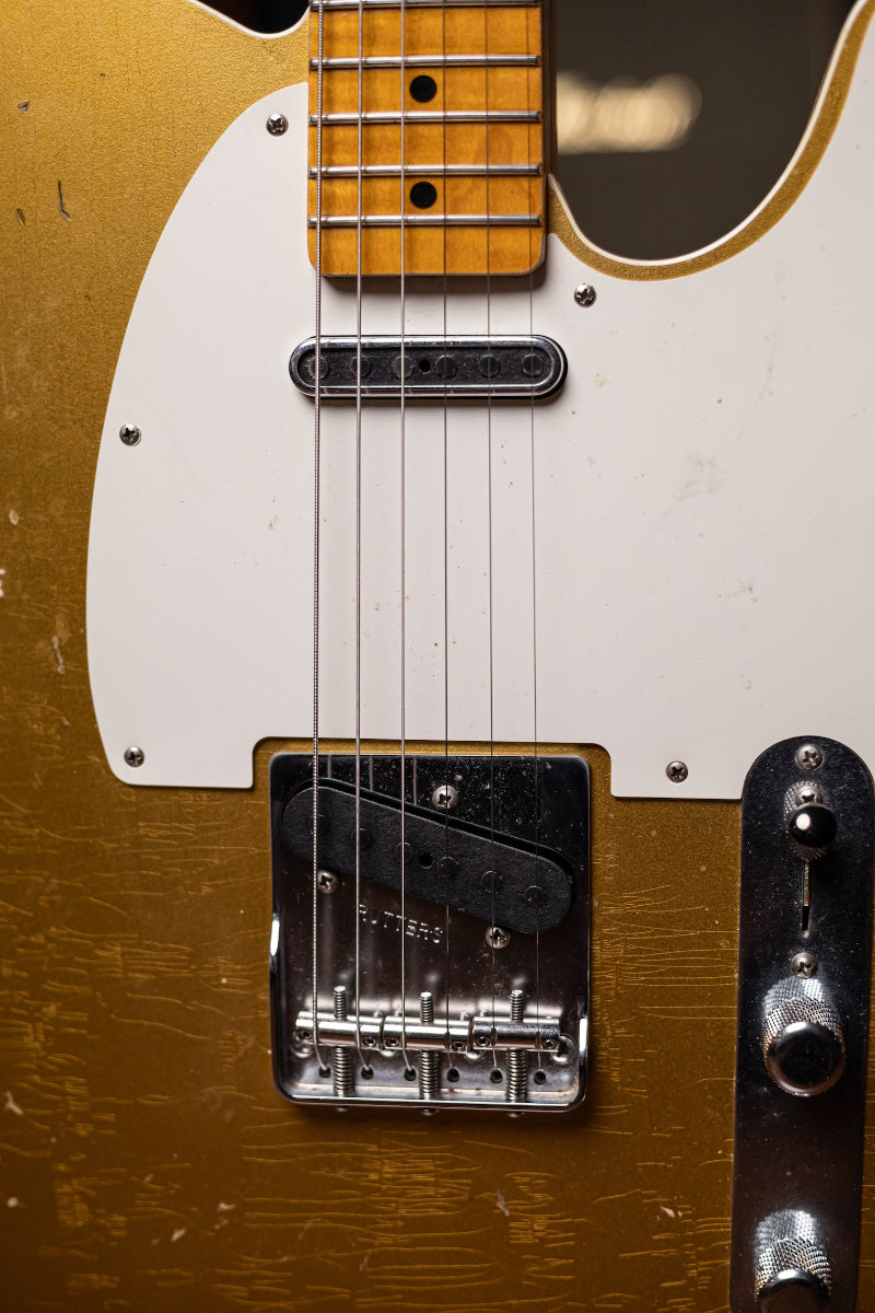 2020 Fender Custom Shop Double Esquire Custom LTD Electric Guitar - Aztec Gold