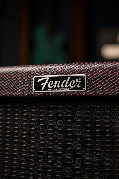 Fender Blues Junior IV Red Snakeskin Texas heat 120V
