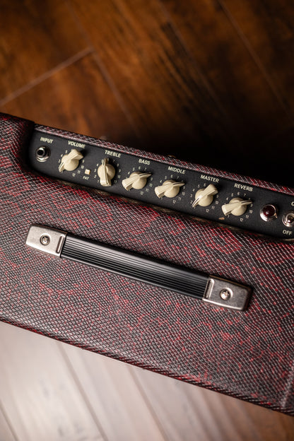 Fender Blues Junior IV Red Snakeskin Texas heat 120V
