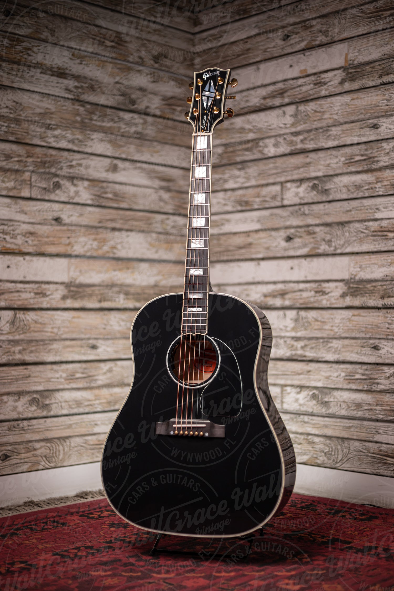 Gibson Custom Shop J-45 Custom Acoustic Guitar - Ebony