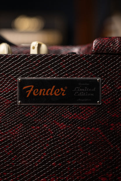 Fender Blues Junior IV Red Snakeskin Texas heat 120V
