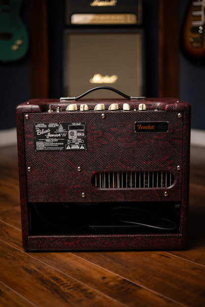 Fender Blues Junior IV Red Snakeskin Texas heat 120V