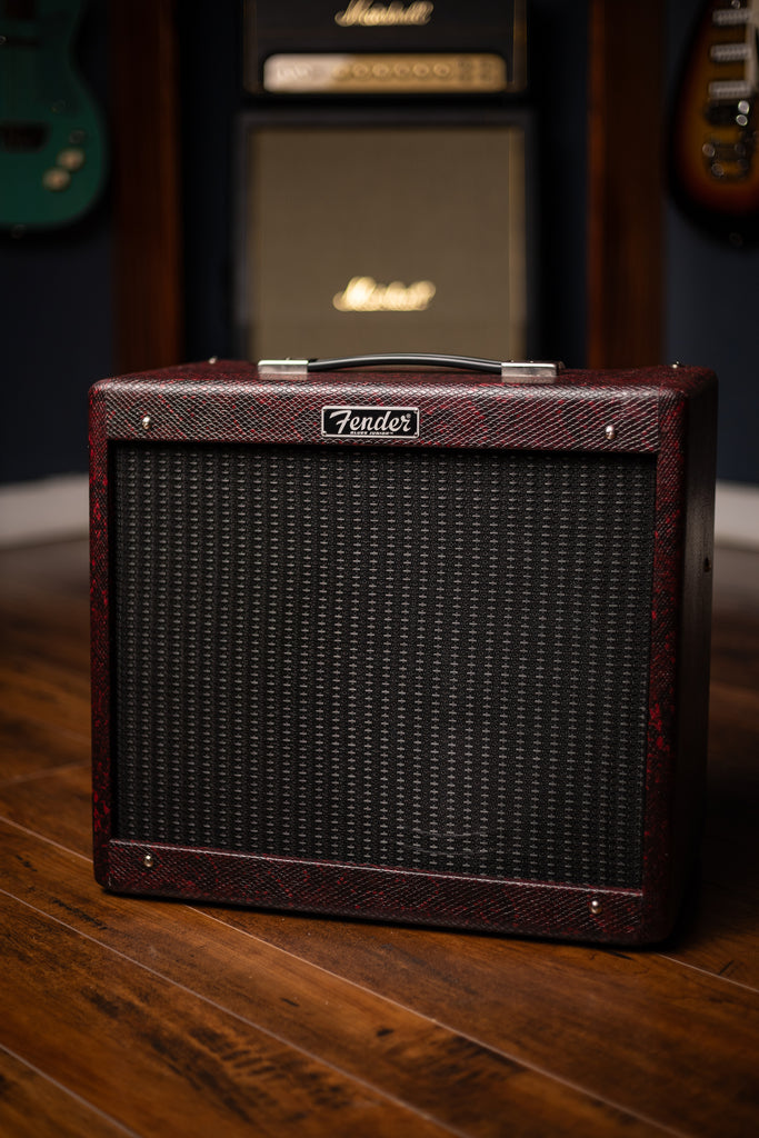 Fender Blues Junior IV Red Snakeskin Texas heat 120V