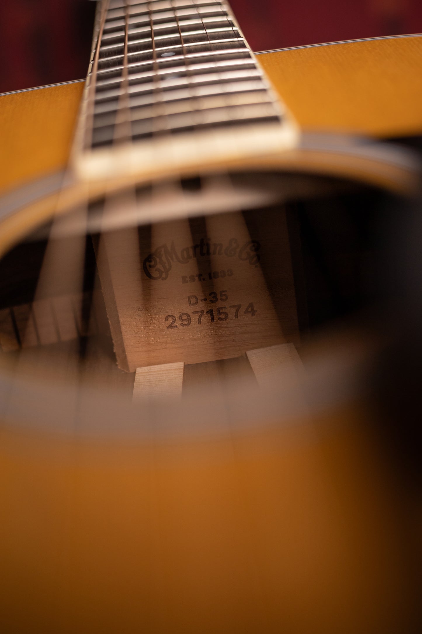 Martin D-35 Standard Series Acoustic Guitar - Natural Aging Toner