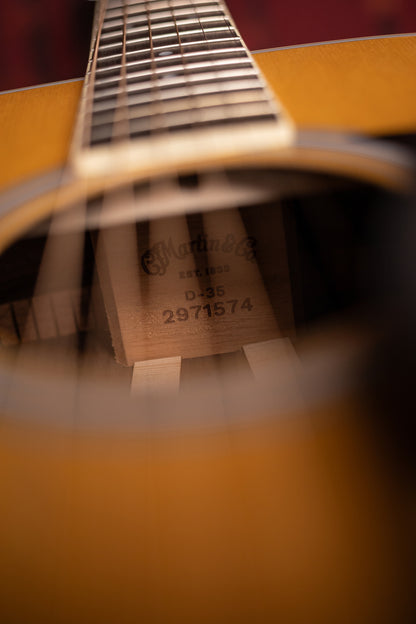Martin D-35 Standard Series Acoustic Guitar - Natural Aging Toner