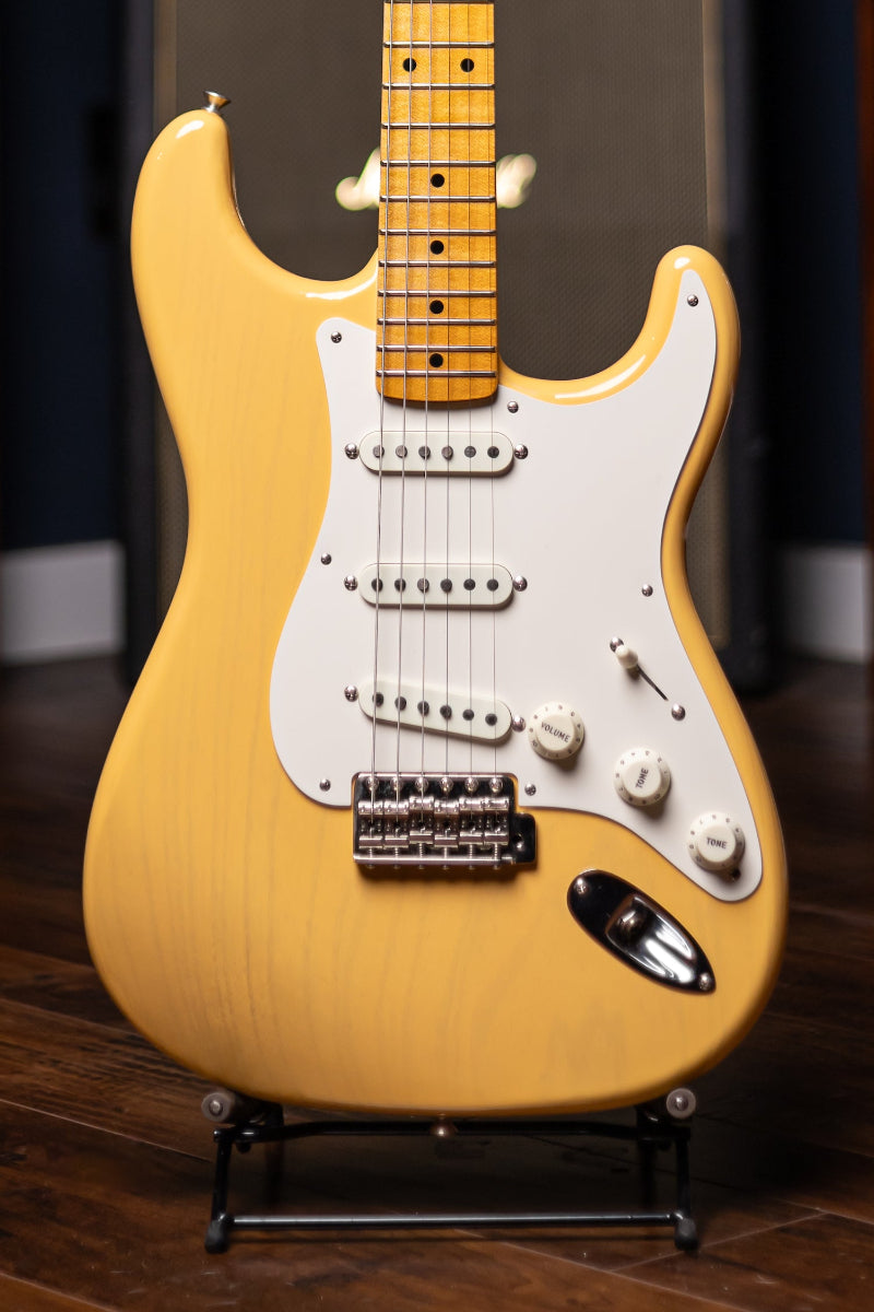 2018 Fender Custom Shop Wildwood 10 Dealer Select 1955 Stratocaster Electric Guitar - NoCaster Blonde
