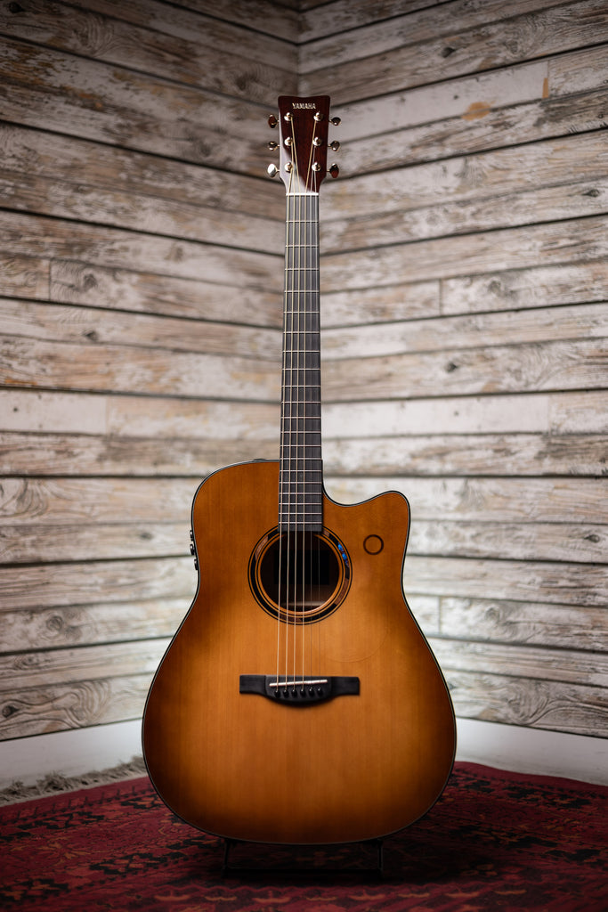 Yamaha TAG3 C TransAcoustic Dreadnought Acoustic-Electric Guitar - Sand Burst