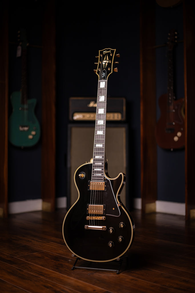 Gibson Custom Shop 1968 Les Paul Custom Reissue Electric Guitar - Murphy Lab Ultra Light Aged Ebony