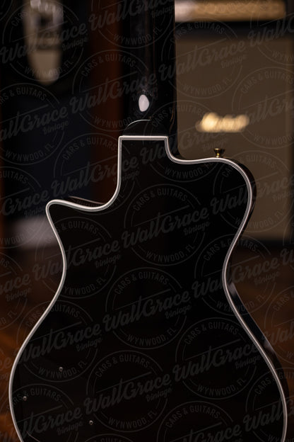 Pre-Order | Carneglia Stallion Custom P-90 Electric Guitar - Ebony