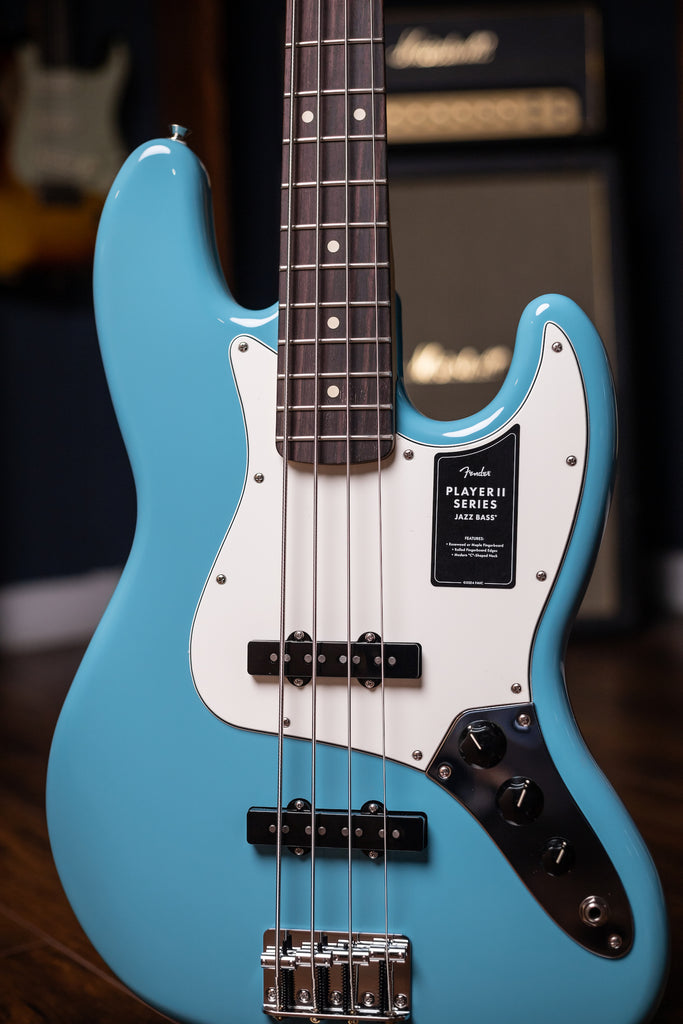 Fender Player II Jazz Bass - Aquatone Blue