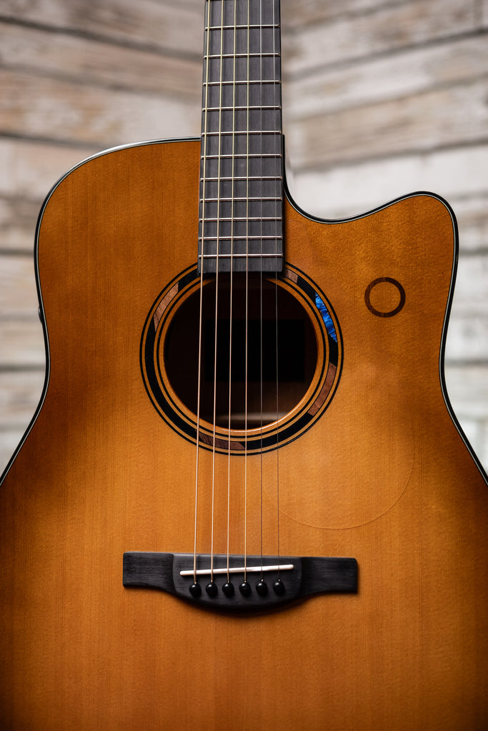 Yamaha TAG3 C TransAcoustic Dreadnought Acoustic-Electric Guitar - Sand Burst