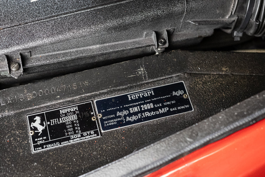 1983 Ferrari 308 GTS Quattrovalve - Rosso Corsa