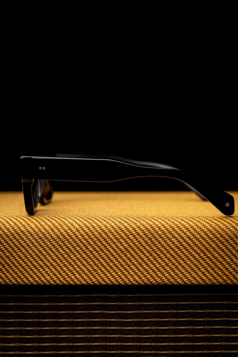Johann Wolff Sunglasses - Konrad in Black w/ Brown Polarized Lenses