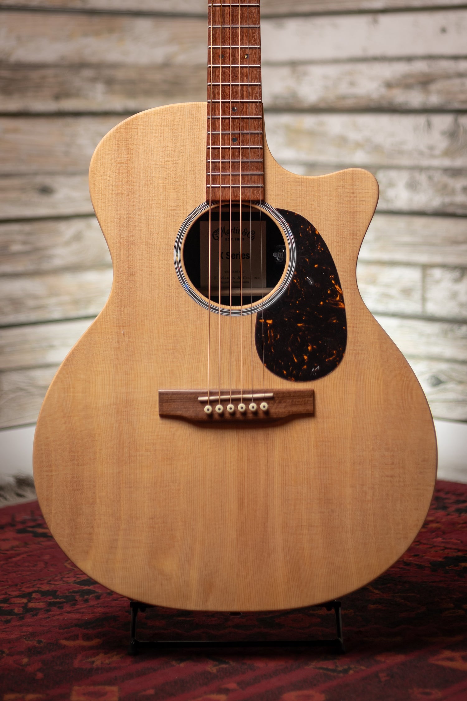 Martin GPC-X2E X Series, Grand Performance 14-Fret Cutaway, Acoustic Electric Guitar - Natural