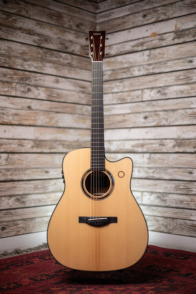 Yamaha TAG3 C TransAcoustic Dreadnought Acoustic-Electric Guitar - Natural 