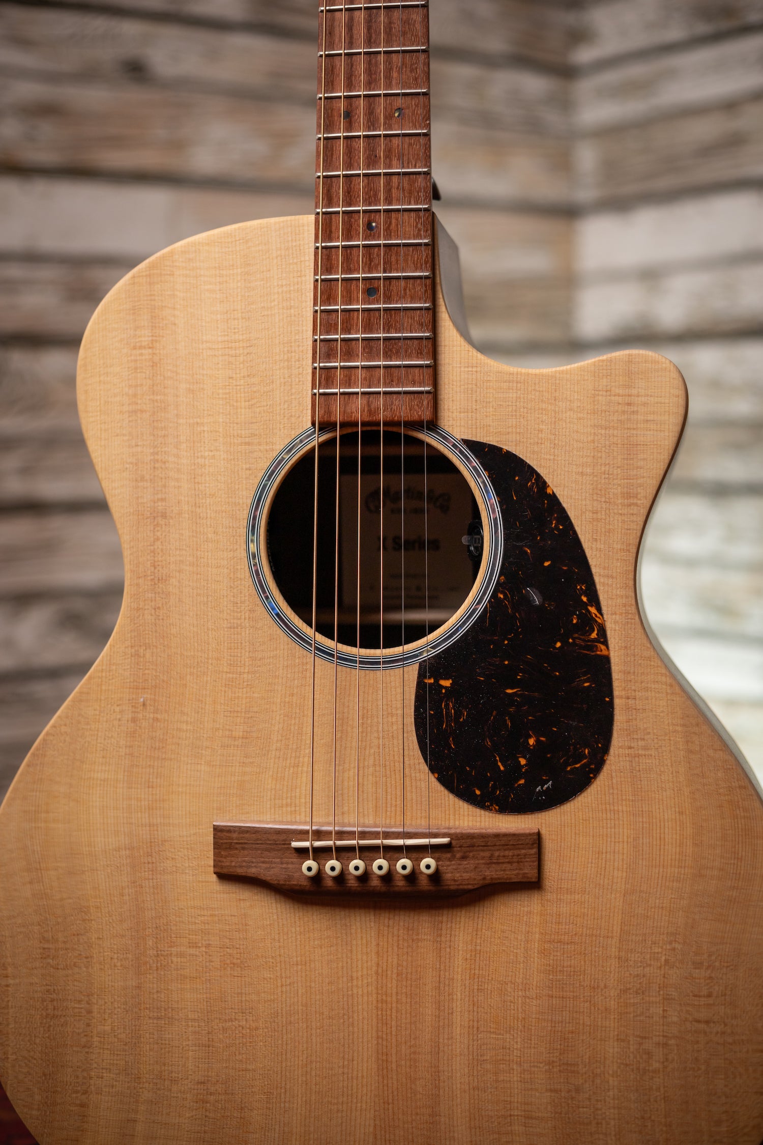 Martin GPC-X2E X Series, Grand Performance 14-Fret Cutaway, Acoustic Electric Guitar - Natural