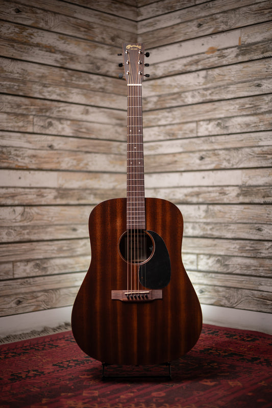 Martin D-10E Retro Sapele Acoustic Electric Guitar - Dark Mahogany